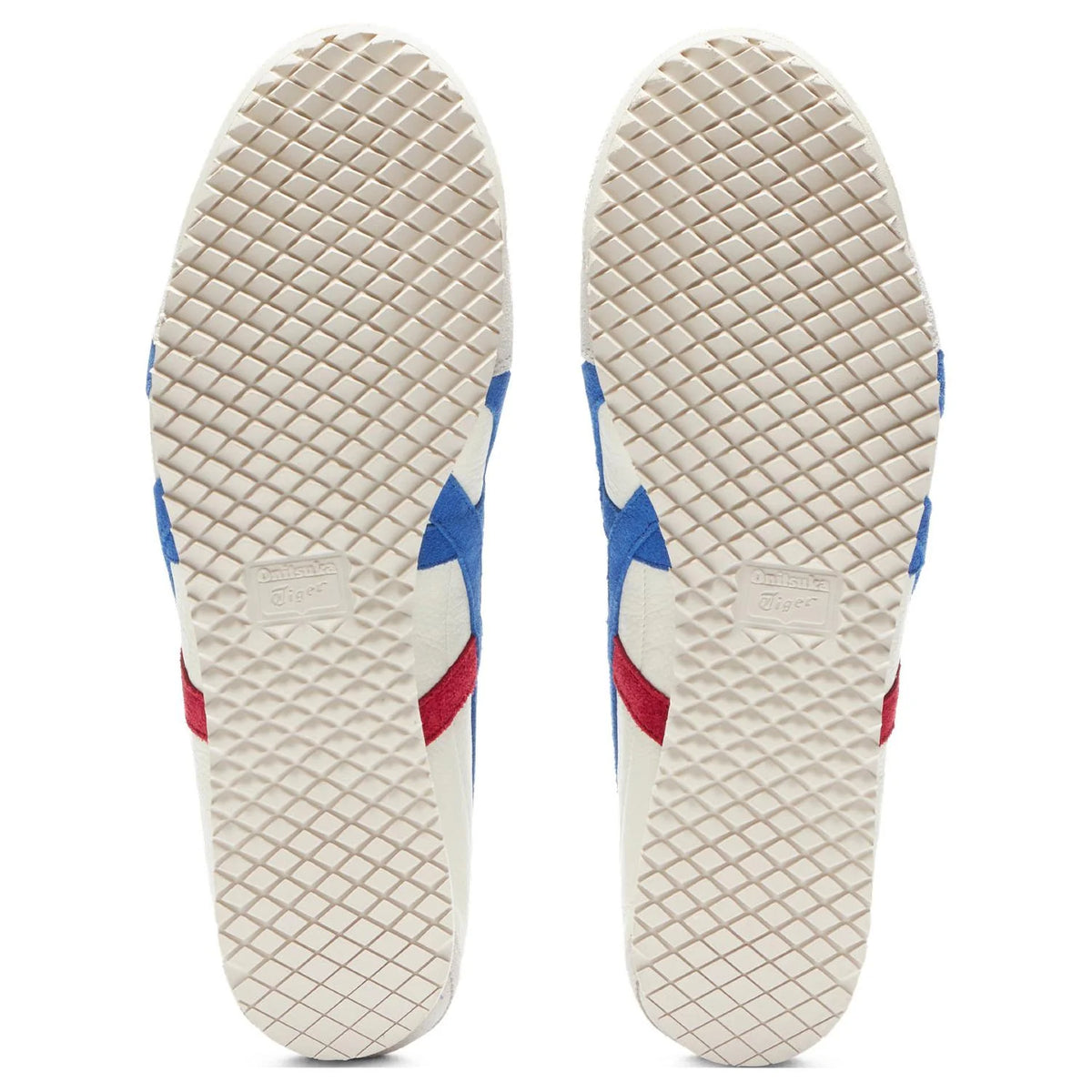 Onitsuka Tiger Mexico 66 "Cream Blue Red" Unisex Sneakers- Women's Shoe Sale / Men's Shoe Sale