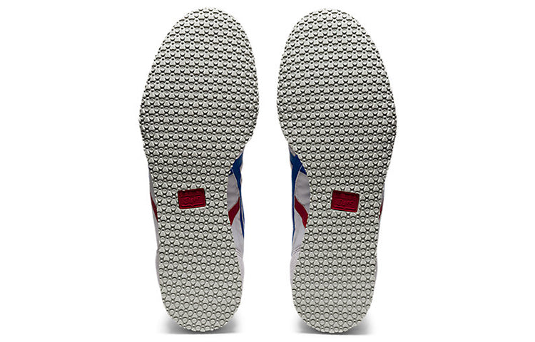 Onitsuka Tiger Serrano "White Blue Red" Unisex Sneakers- Women's Shoe Sale / Men's Shoe Sale