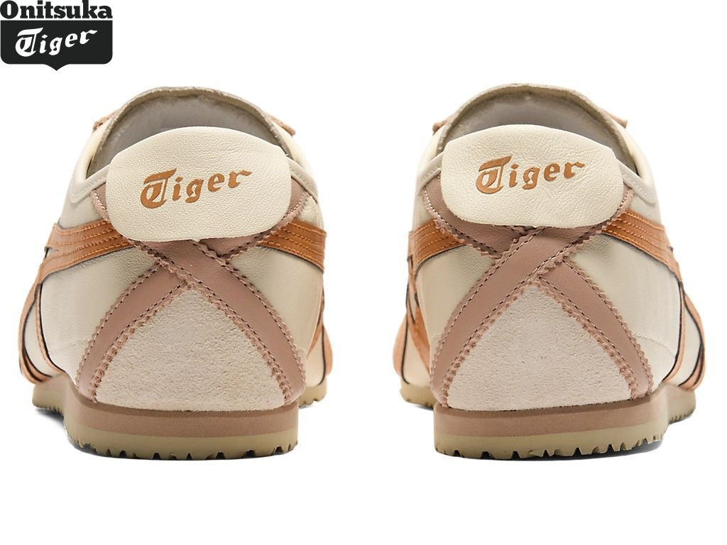 Onitsuka Tiger Mexico 66 "Cream/Mineral Brown" Classic shoe models Onitsuka Tiger Women's Shoe Sale / Men's Shoe Sale