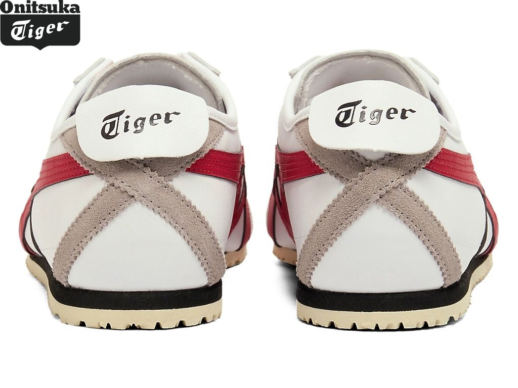 Onitsuka Tiger Mexico 66 "White/Classic Red" Classic shoe models Onitsuka Tiger Women's Shoe Sale / Men's Shoe Sale