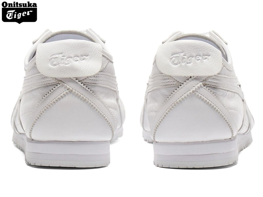 Onitsuka Tiger Mexico 66 White Leather Sneakers - Women's Shoe Sale / Men's Shoe Sale