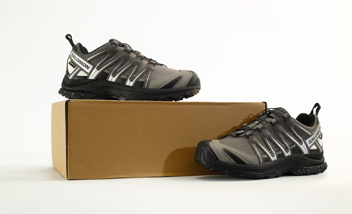 Salomon XA PRO 3D GTX "Grey Black"- outdoor hiking shoes/Women's Shoe Sale / Men's Shoe Sale