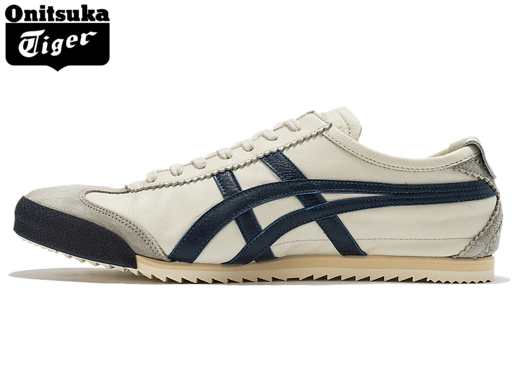 Onitsuka Tiger Mexico 66 Deluxe Nippon Made Sneakers – Cream/Navy