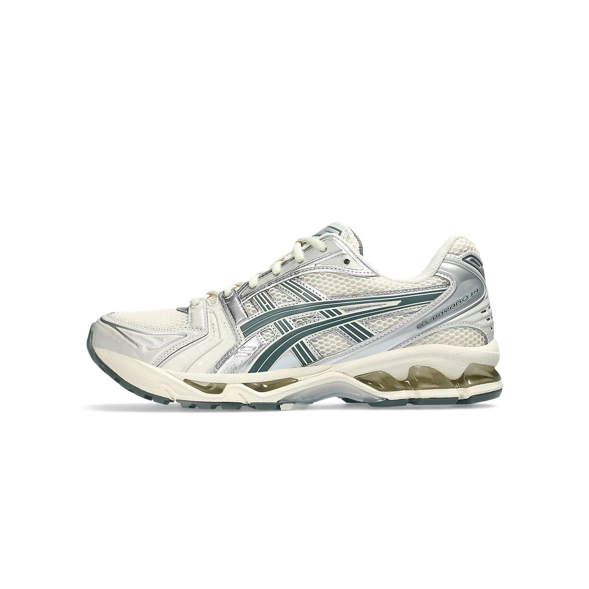 ASICS GEL-KAYANO 14 "Cream Silver Green" Men Women Retro Running Sneakers