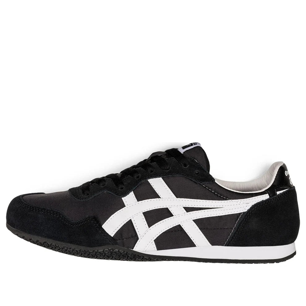 Onitsuka Tiger SERRANO "Black White" Retro Running Sneakers- Women's Shoe Sale / Men's Shoe Sale