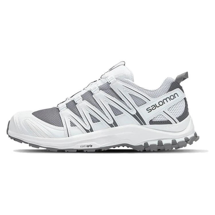 Salomon XA PRO 3D "White Grey"- outdoor hiking shoes/Women's Shoe Sale / Men's Shoe Sale