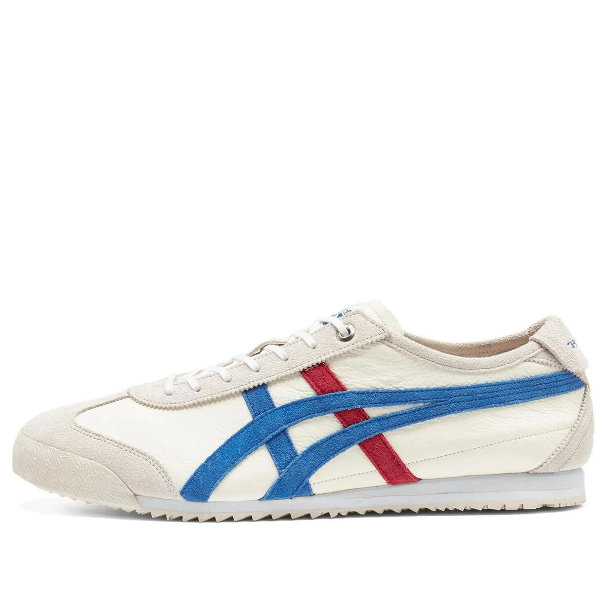Onitsuka Tiger Mexico 66 "Cream Blue Red" Unisex Sneakers- Women's Shoe Sale / Men's Shoe Sale