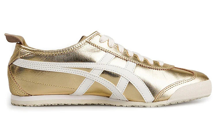 Onitsuka Tiger Mexico 66 "Gold White" Unisex Casual Sneakers- Women's Shoe Sale / Men's Shoe Sale