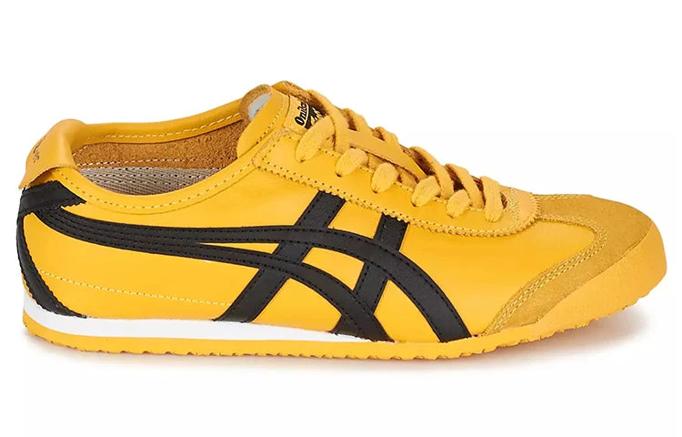 Onitsuka Tiger Mexico 66 "Yellow Black" Unisex Sneakers- Women's Shoe Sale / Men's Shoe Sale