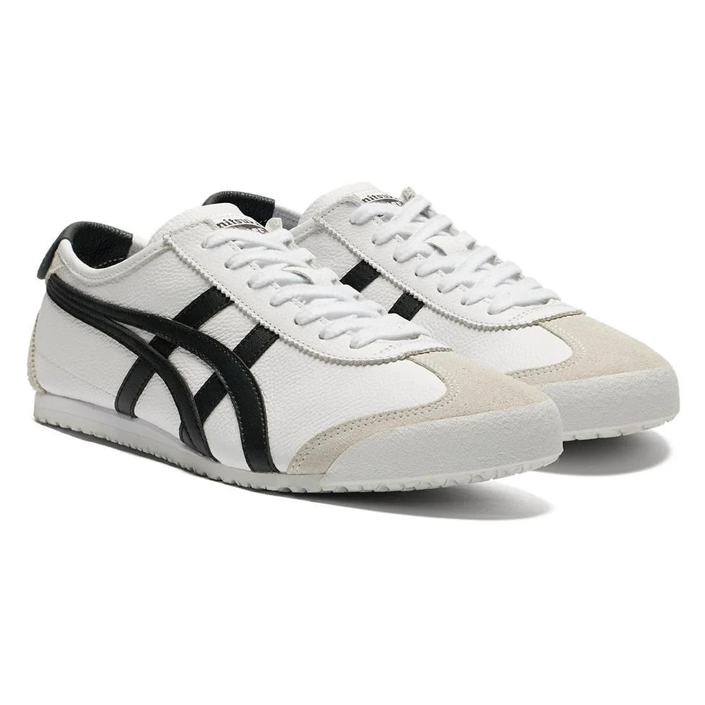 Onitsuka Tiger Mexico 66 "White Black" Unisex Sneakers- Women's Shoe Sale / Men's Shoe Sale
