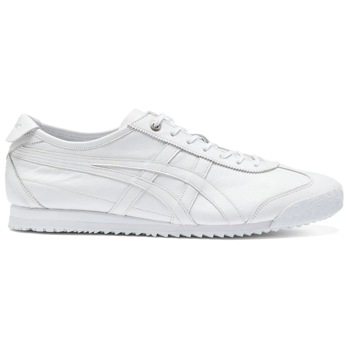 Onitsuka Tiger Mexico 66 "All White" Unisex Leather Sneakers- Women's Shoe Sale / Men's Shoe Sale