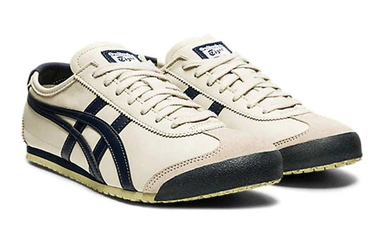 Onitsuka Tiger Mexico 66 "Cream Navy" Unisex Sneakers- Women's Shoe Sale / Men's Shoe Sale