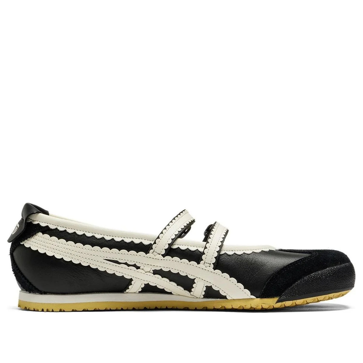 Onitsuka Tiger Mexico 66 "Black White" Mary Jane Women Leather Shoes- Women's Shoe Sale / Men's Shoe Sale