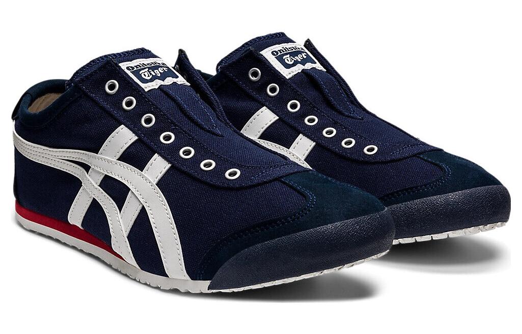 Onitsuka Tiger Mexico 66 Slip-On "Navy White" Unisex Sneakers- Women's Shoe Sale / Men's Shoe Sale