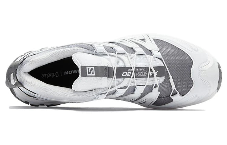 Salomon XA PRO 3D "White Grey"- outdoor hiking shoes/Women's Shoe Sale / Men's Shoe Sale