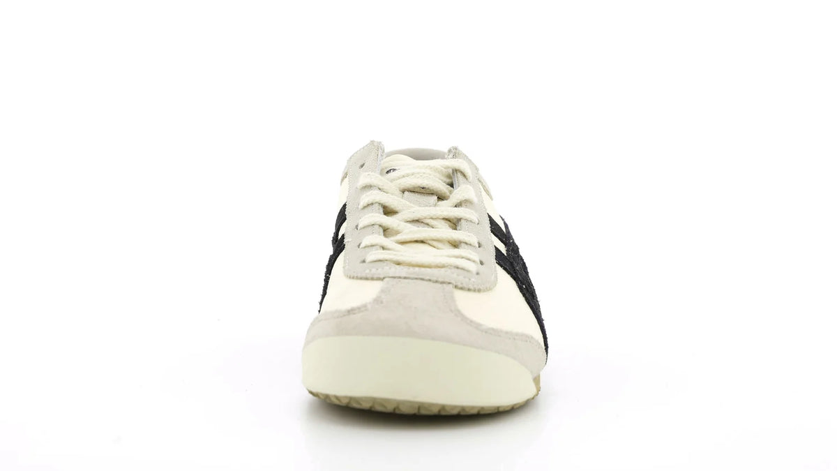 Onitsuka Tiger Mexico 66 "Cream Black" Unisex Leather Sneakers- Women's Shoe Sale / Men's Shoe Sale
