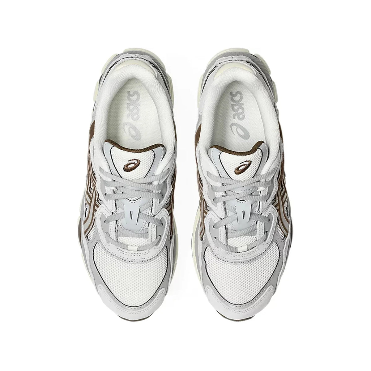 ASICS GEL-NYC "White Grey Brown" Men Women Retro Running Sneakers