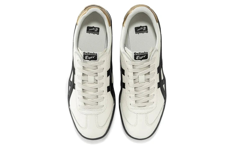 Onitsuka Tiger Tokuten "White Black Gold" Unisex Sneakers- Women's Shoe Sale / Men's Shoe Sale