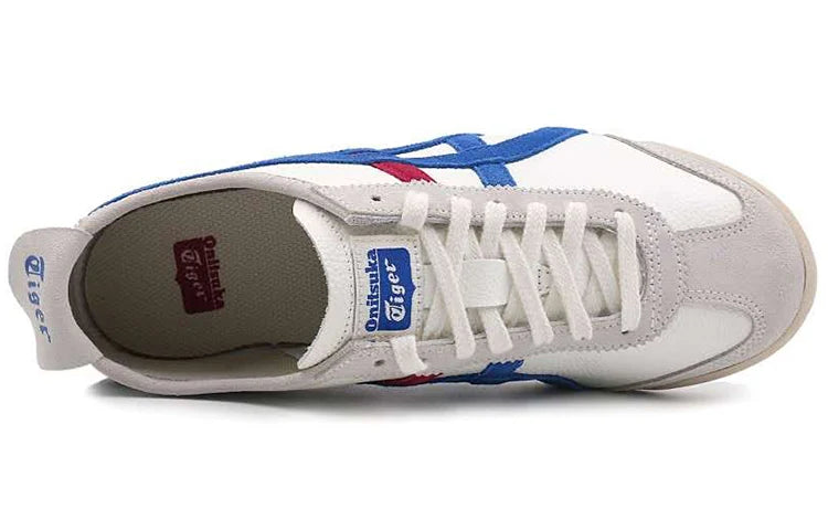 Onitsuka Tiger Mexico 66 "White Blue Red" Casual Sneakers- Women's Shoe Sale / Men's Shoe Sale