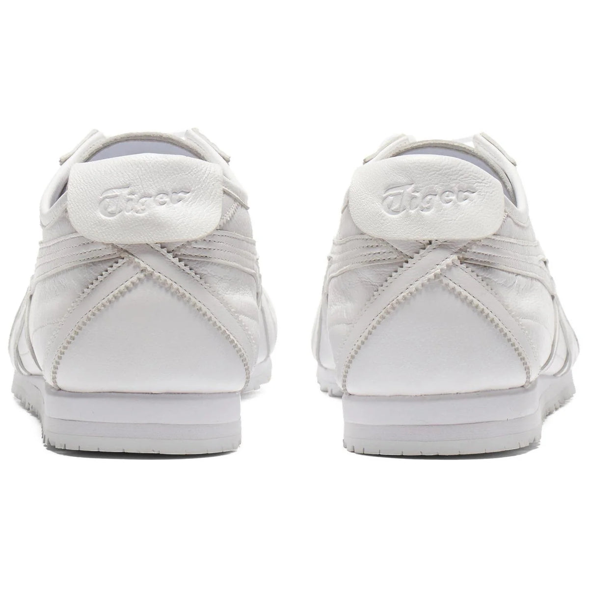 Onitsuka Tiger Mexico 66 "All White" Unisex Leather Sneakers- Women's Shoe Sale / Men's Shoe Sale