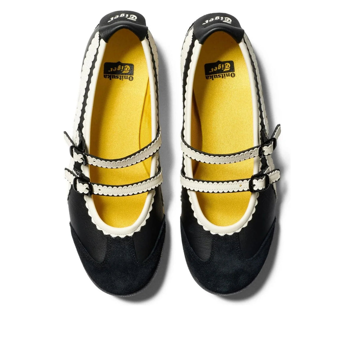 Onitsuka Tiger Mexico 66 "Black White" Mary Jane Women Leather Shoes- Women's Shoe Sale / Men's Shoe Sale