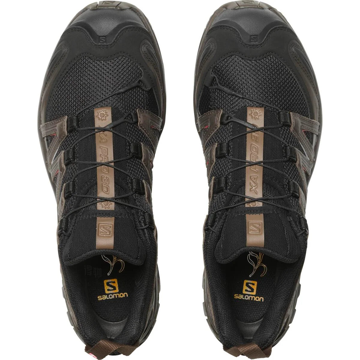 Salomon XA PRO 3D "Black Brown Red"- outdoor hiking shoes/Women's Shoe Sale / Men's Shoe Sale