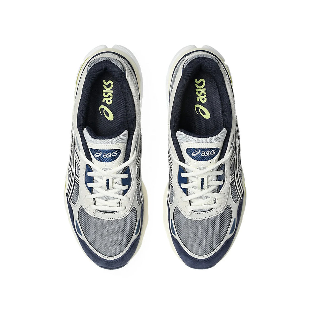 ASICS GEL-NIMBUS 9 "Grey Navy Cream" Men Women Retro Running Sneakers