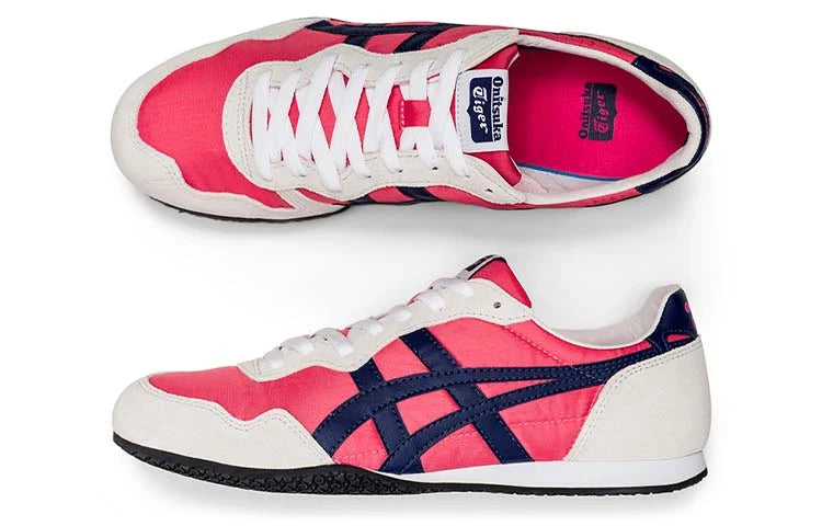 Onitsuka Tiger Serrano "Pink Navy" Unisex Sneakers- Women's Shoe Sale / Men's Shoe Sale