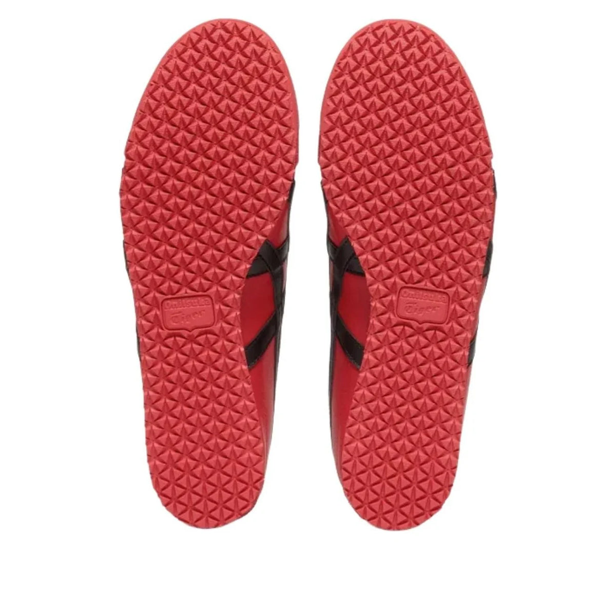 Onitsuka Tiger Mexico 66 "Red Black" Leather Sneakers- Women's Shoe Sale / Men's Shoe Sale