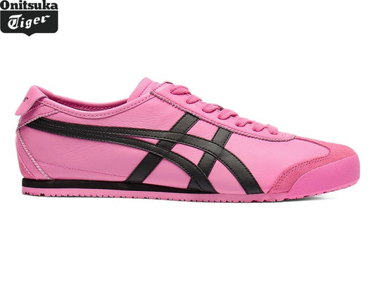 Onitsuka Tiger Mexico 66 "Dragon Fruit/Black" Classic shoe models Onitsuka Tiger Women's Shoe Sale / Men's Shoe Sale