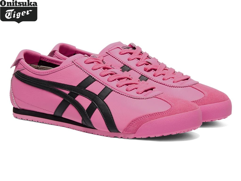 Onitsuka Tiger Mexico 66 "Dragon Fruit/Black" Classic shoe models Onitsuka Tiger Women's Shoe Sale / Men's Shoe Sale