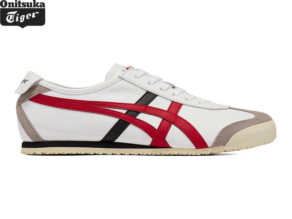 Onitsuka Tiger Mexico 66 "White/Classic Red" Classic shoe models Onitsuka Tiger Women's Shoe Sale / Men's Shoe Sale