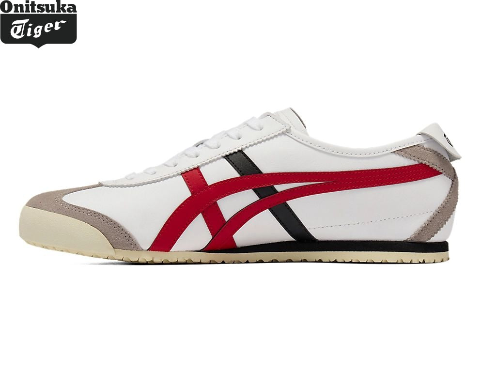 Onitsuka Tiger Mexico 66 "White/Classic Red" Classic shoe models Onitsuka Tiger Women's Shoe Sale / Men's Shoe Sale