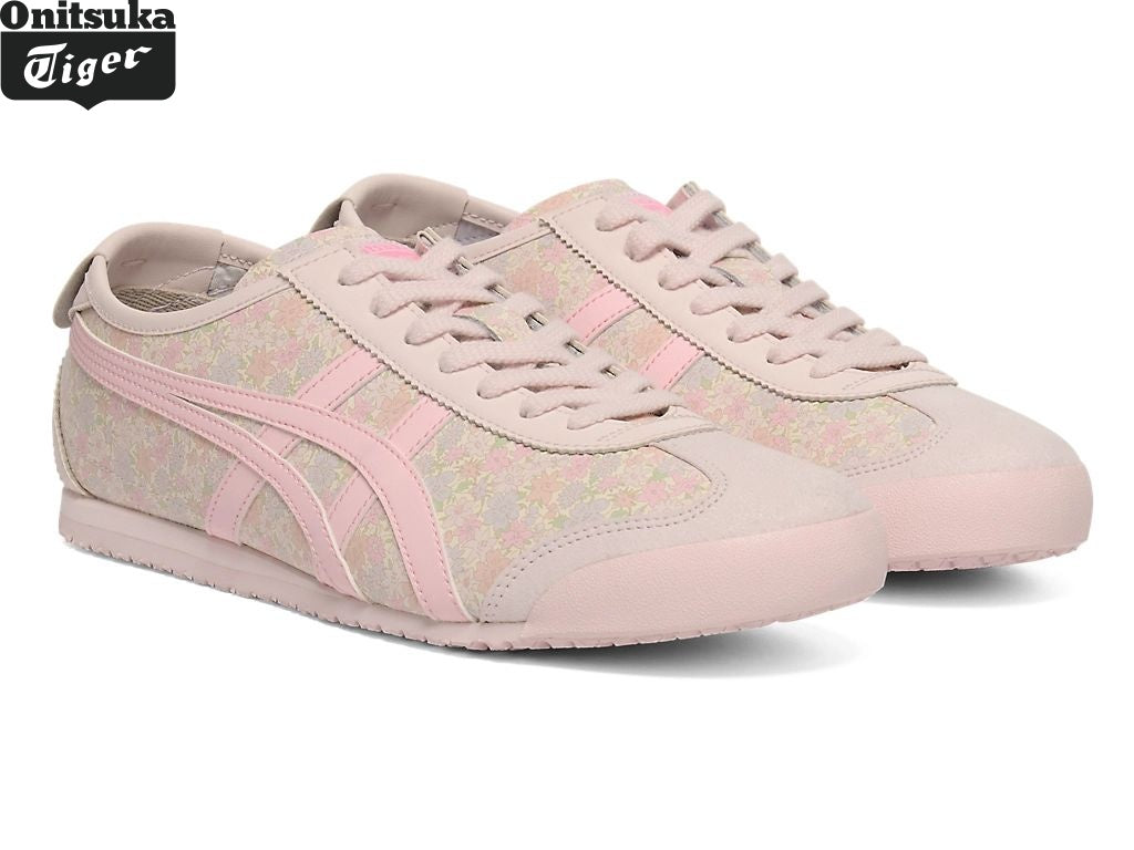 Onitsuka Tiger Mexico 66 Sneakers – Cream Pink Floral