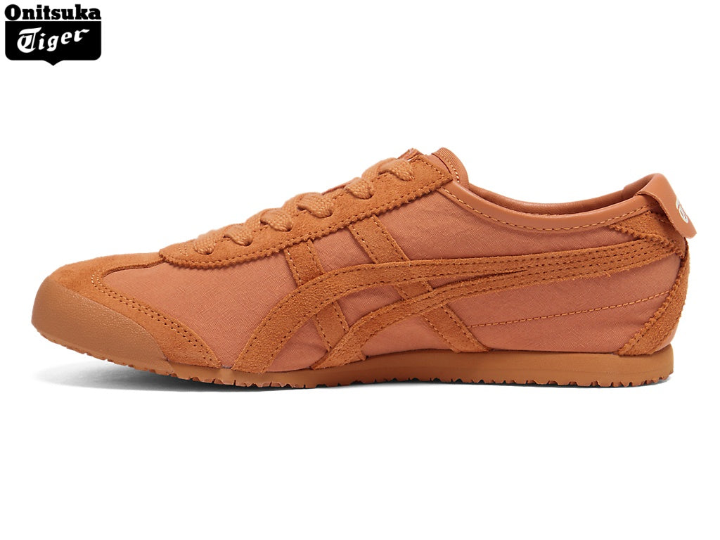 Onitsuka Tiger Mexico 66 Orange Canvas Suede Sneakers - Women's Shoe Sale / Men's Shoe Sale