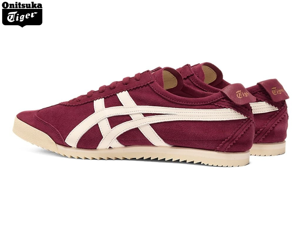 Onitsuka Tiger Mexico 66 Burgundy Suede Sneakers - Women's Shoe Sale / Men's Shoe Sale