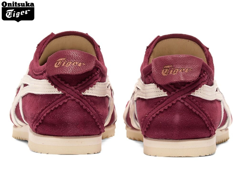 Onitsuka Tiger Mexico 66 Burgundy Suede Sneakers - Women's Shoe Sale / Men's Shoe Sale