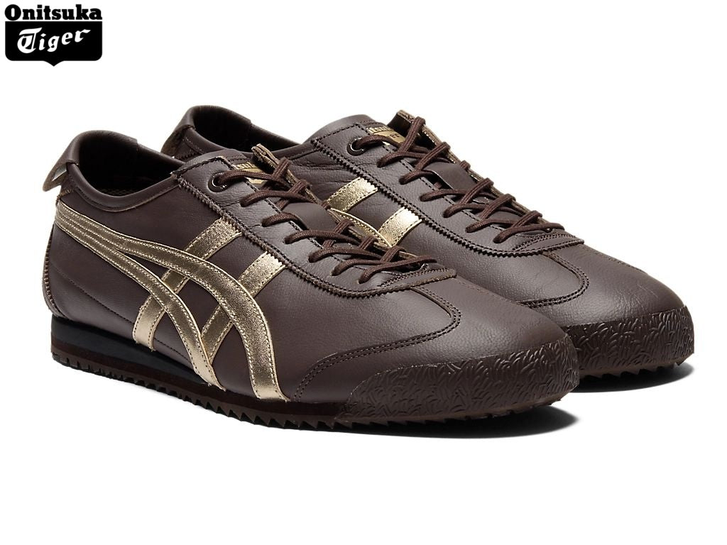 Onitsuka Tiger Mexico 66 SD Sneakers – Licorice Brown/Champagne - Women's Shoe Sale / Men's Shoe Sale