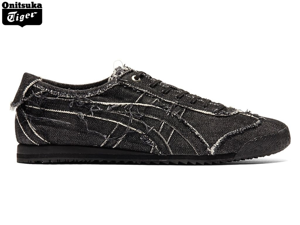 Onitsuka Tiger Mexico 66 SD Black Denim Sneakers - Women's Shoe Sale / Men's Shoe Sale