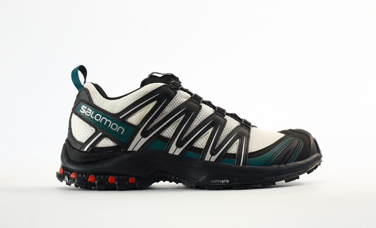 Salomon XA Pro 3D "White Black Teal"- outdoor hiking shoes/Women's Shoe Sale / Men's Shoe Sale