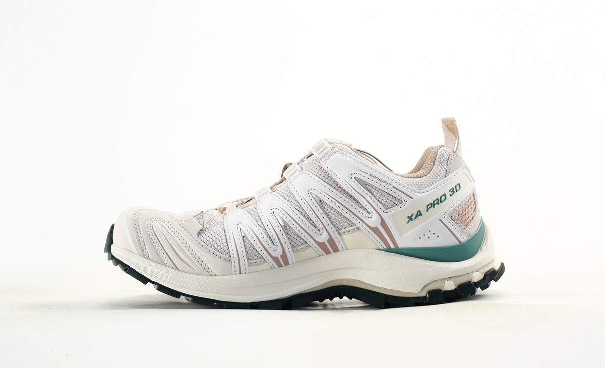 Salomon XA PRO 3D Trail Running Shoes "Light Pink White Teal"- outdoor hiking shoes/Women's Shoe Sale / Men's Shoe Sale