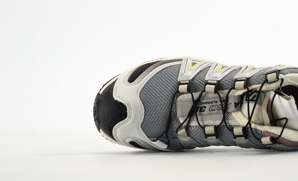 Salomon XA Pro 3D "Grey Brown Lime"- outdoor hiking shoes/Women's Shoe Sale / Men's Shoe Sale