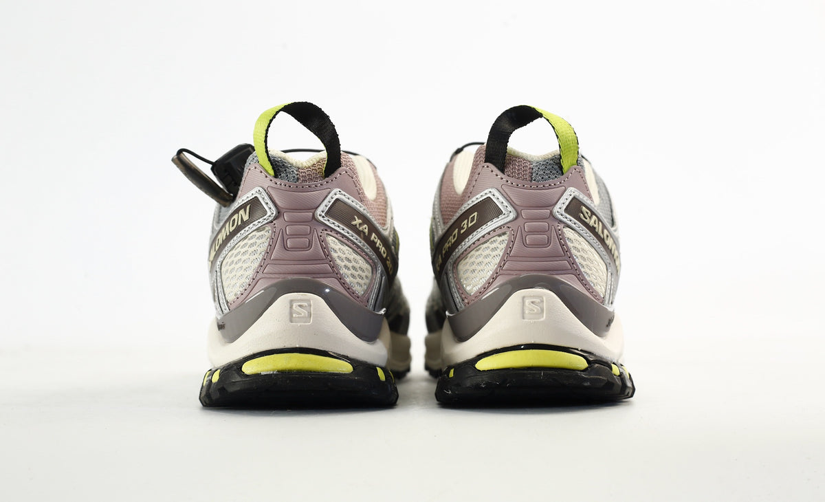 Salomon XA Pro 3D "Grey Brown Lime"- outdoor hiking shoes/Women's Shoe Sale / Men's Shoe Sale